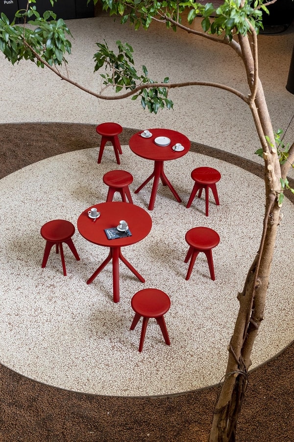 Tommy H45, Low stool, with round seat