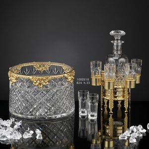 100Z6xx, Set of luxurious accessories in 24kt gold and crystal bronze