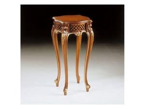 Art. 905, Table for lamp, luxury classic, walnut finish