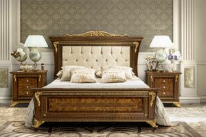 Aida bed, Elegant classic style bed