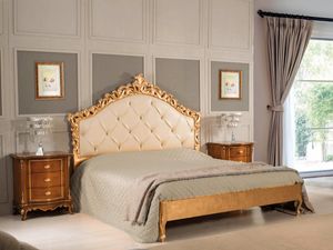 Art. 3562, Bed with carved headboard