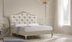Bellini Art. 424 - 425, Classic bed with tufted headboard