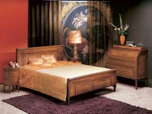 L304 Renoir bed, Double bed, bent wood, classic style