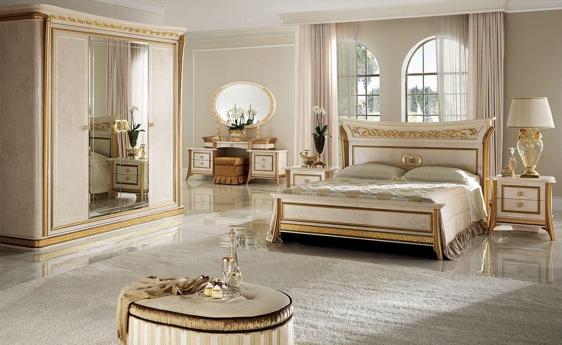 Melodia bedroom 1, Classic luxury bedroom, for villas and hotels
