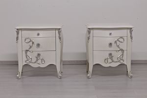 Arabesque nighstand, French rococo style bedside table