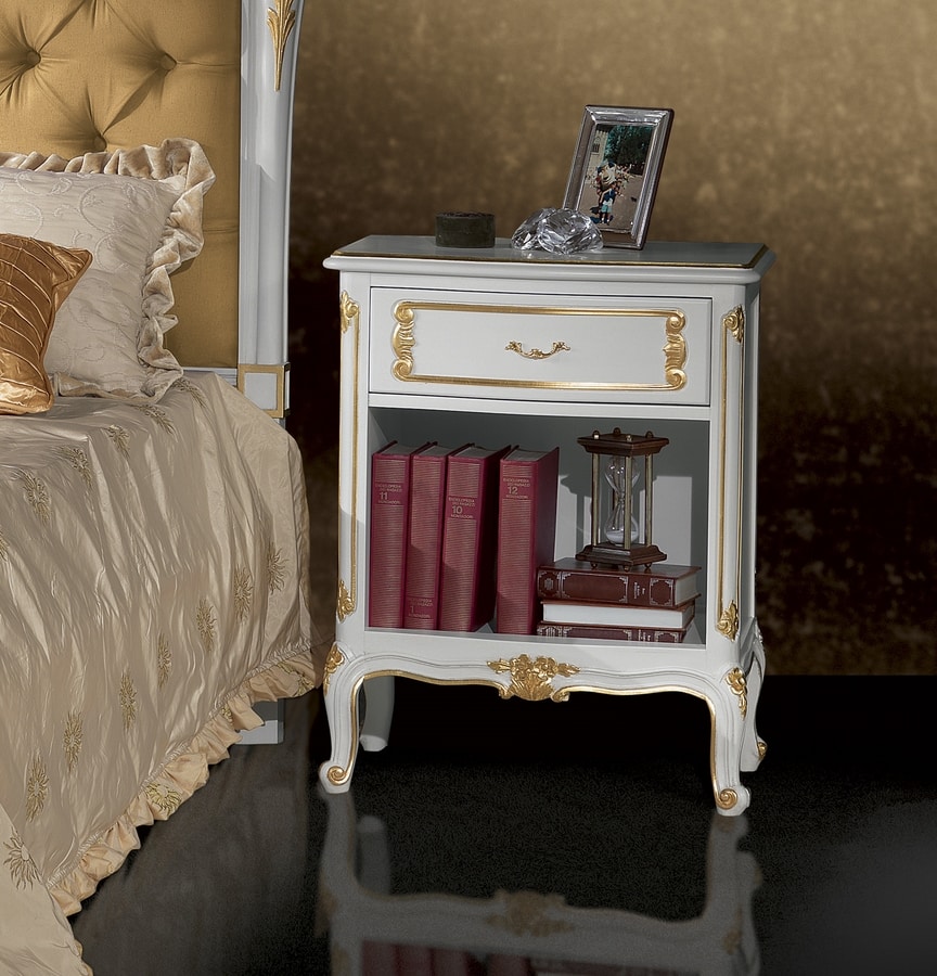 Art. 360/L, Louis XV style bedside table