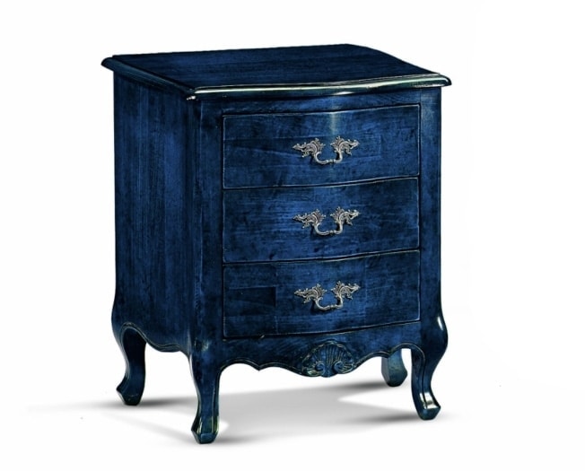 Venere nightstand, Bedside table in contemporary baroque style