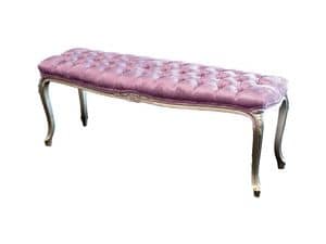 Art. 517, Luxury classic bench, quilted, for hotel
