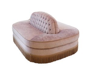 Priv� island, Island bench with tufted backrest