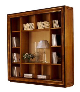 Herge CH.0061, Classic bookcase in walnut