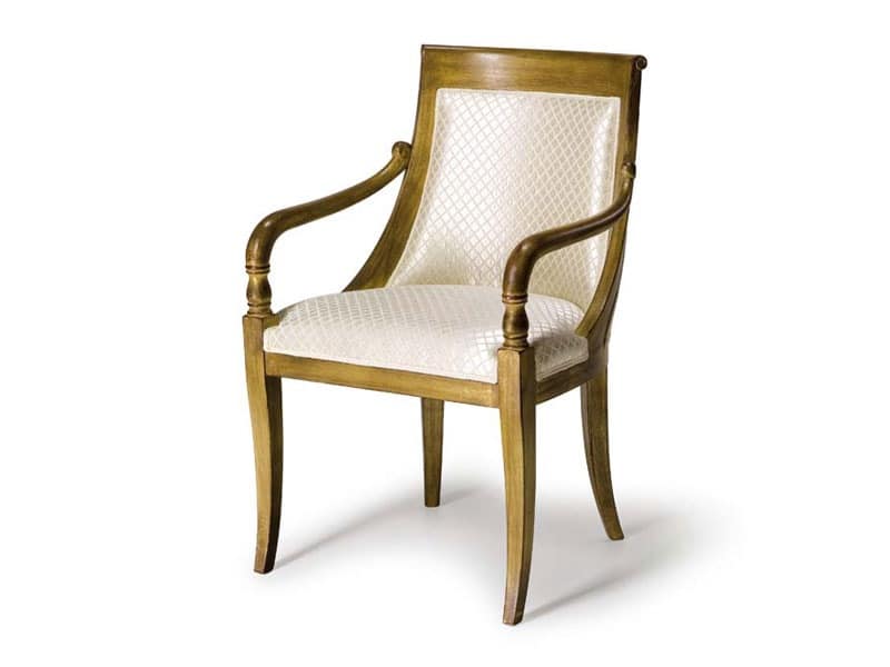Art.428 armchair, Fireproof armchair, classic style
