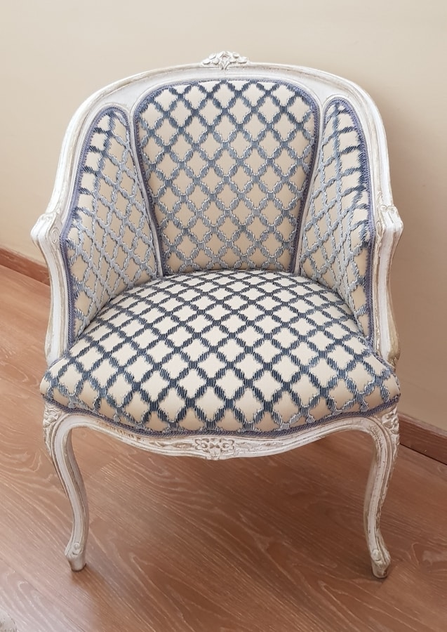 Shabby chic on sale armchair