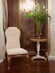 Art.1056, Chair upholstered in silk velvet, ultra-luxury