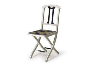 Art.192 chair, Folding chair made of wood, classic style