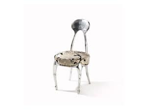 Art.242 chair, Classic style chair with padded seat