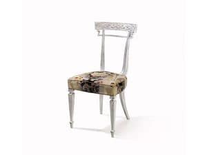 Art.244 chair, Customizable beech chair, luxury classic style
