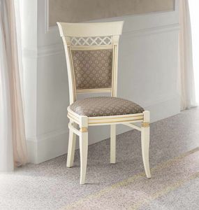 Art. 71BO61, Padded wooden chair, classic style