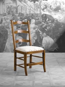 Art. 85/C chair, Classic chair, with horizontal slat backrest