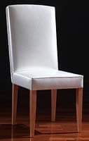 Aurora, Classic dining chair, with capitonné padding in the back side