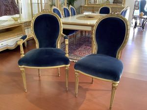 Chair 1445 Louis XVI style, Classic style dining chair