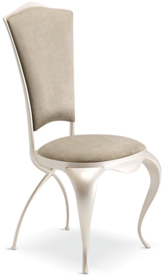 Ghirigori padded chair, Elegant dining chair padded