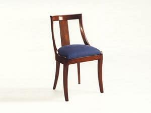 Marlowe, Classic chair in wood for dining room
