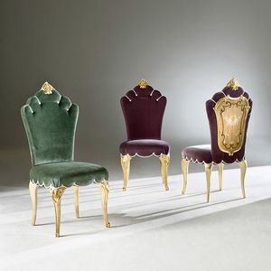 Palazzo PL214, Classical chair, with inlayed outside backrest
