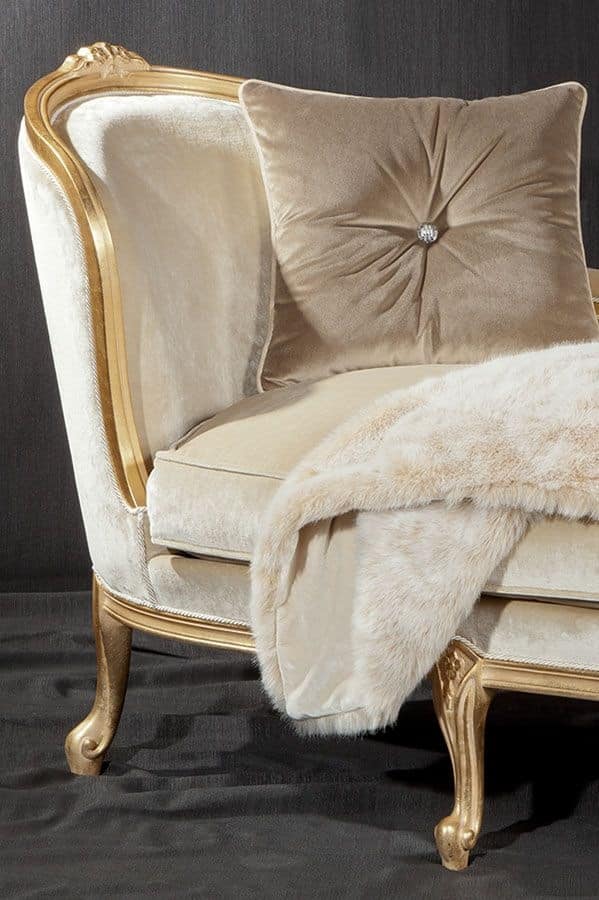 Luigi Filippo fabric, Luxury daybed, Baroque style
