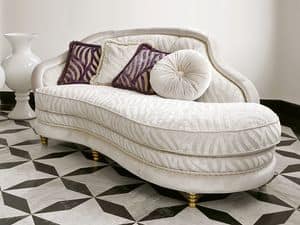 Airone Dormeuse, Luxury classic chaise longue Practices