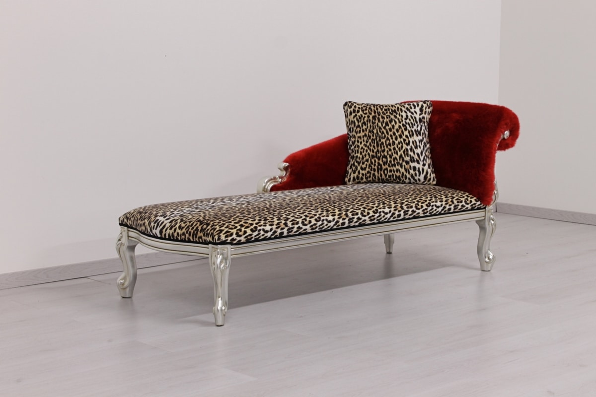 Cleopatra Animalier, Leoparded daybed, baroque style
