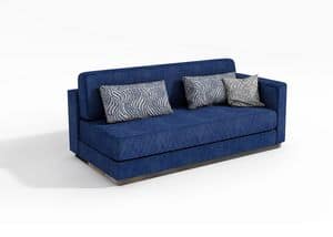 Susan dormeuse, Daybed upholstered in blue fabric