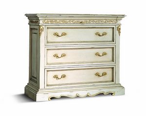 1473LQ, Carved classic chest of drawers