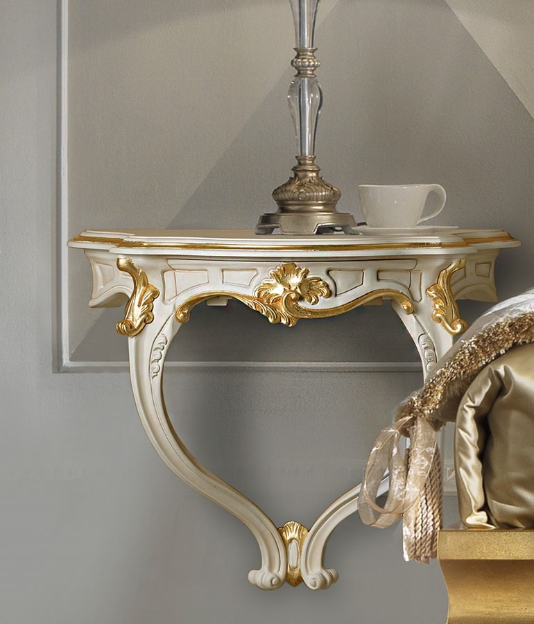 Art. 2700, Suspended bedside table, classic style