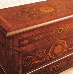 Art. 925 chest of drawers '700 Italiano Maggiolini, Hand-carved sideboard, with inlaid drawers, with classic style