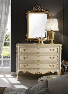 Art. CO 21020, Classic dresser in lacquered wood
