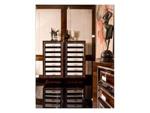 Dolce Vita Chest Of Drawers 2, Wooden sideboard with antique finish Luxury classic bedroom