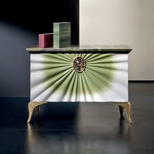 Mikado MK145, Lacquered chest of drawers with marble top