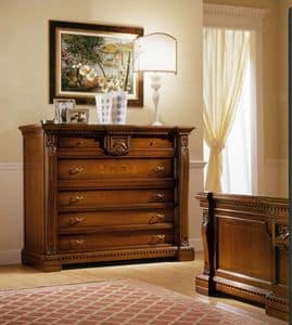 REGINA NOCE / Chest of drawers, Classic dresser with drawers, for Hotel Room