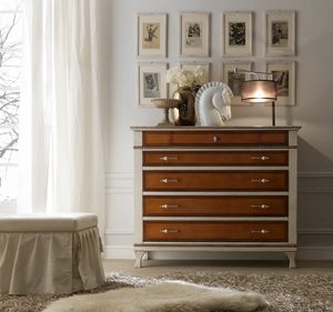 Senza Tempo chest of drawers, Chest of drawers with a classic taste