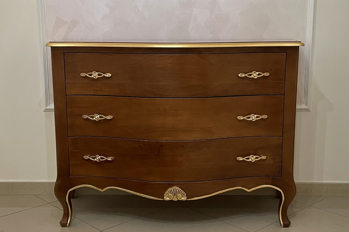 Venere chest of drawers, Baroque style dresser