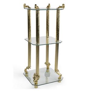 2013, Classic style table, in decorated brass