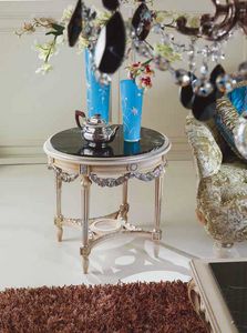 2894 coffee table, Coffee table with black marble top