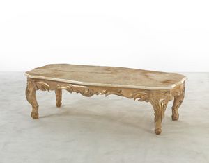 4895, Classic coffee table, with onyx top
