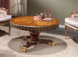 Art. 1262, Classic low table with round top