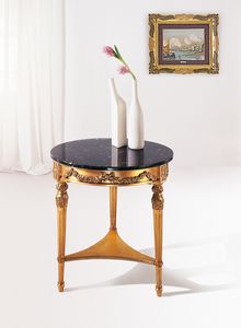 Art. 157, Side table with black marble top