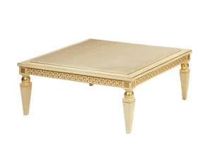 Art. 340 Creso, Luxury table, hand-decorated, for center hall