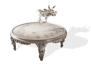 Art. 4083, Coffee table with hand-painted top