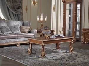 Art. 92, Classic style coffee table, carved