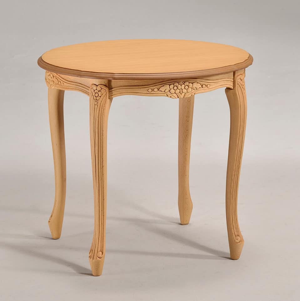 Deluxe Round Little Table For Classic, Small Round Reading Table