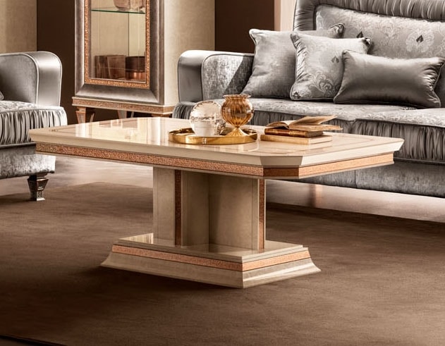 Dolce Vita coffee table, Wooden coffee table for living room